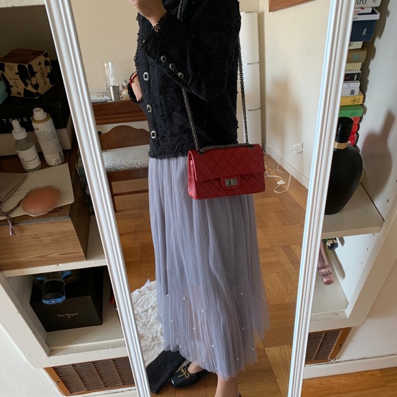 Chanel 2.55 Reissue 224 Small Aged Calfskin Red - Picture 8 of 8